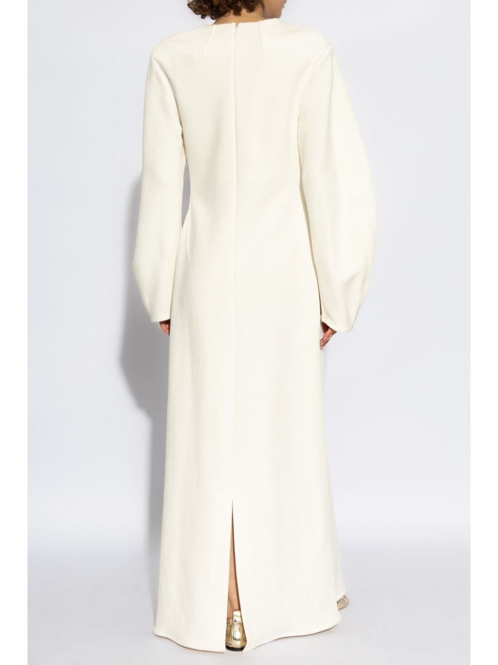 knot-detail maxi dress - 4