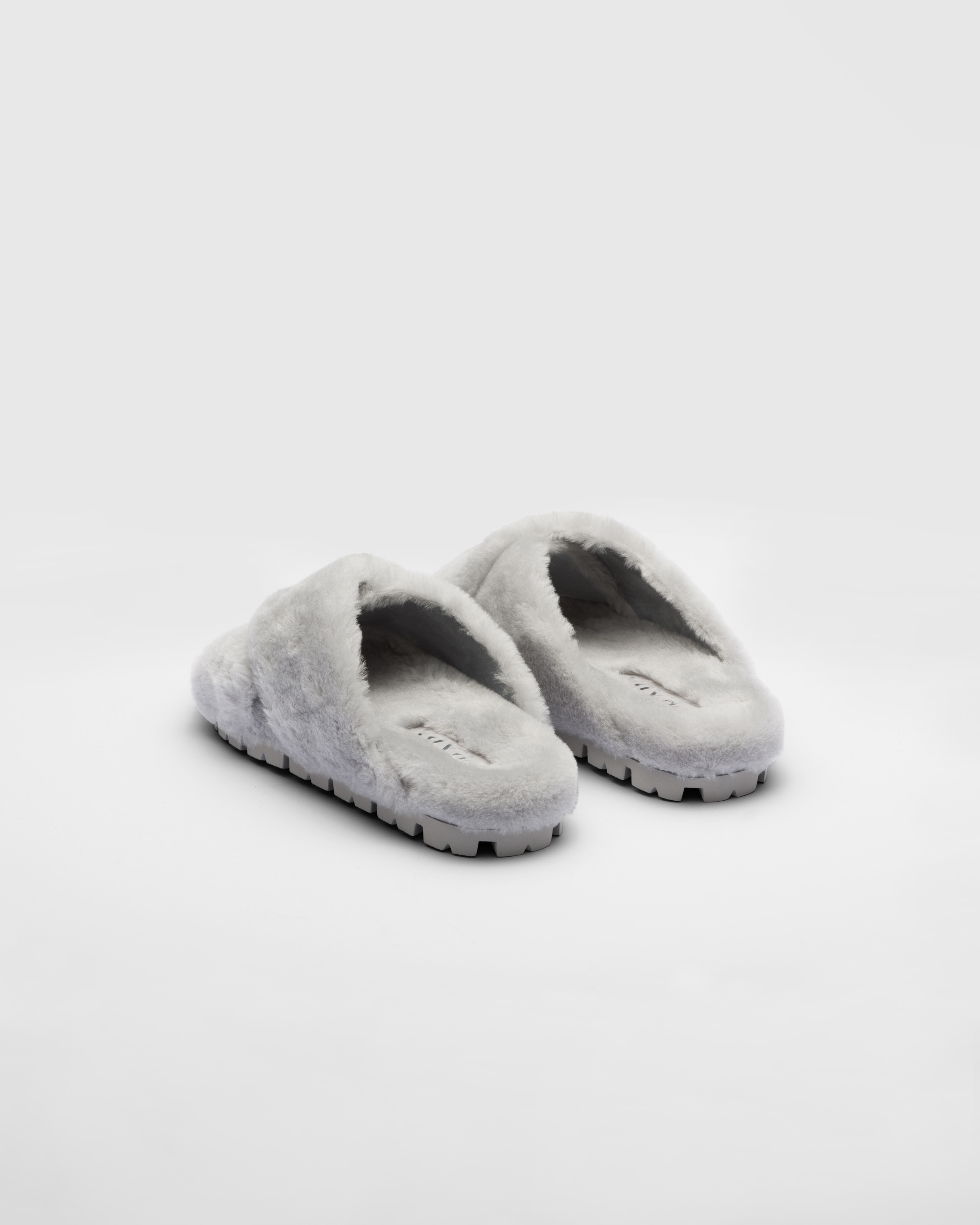 Shearling sandals - 5