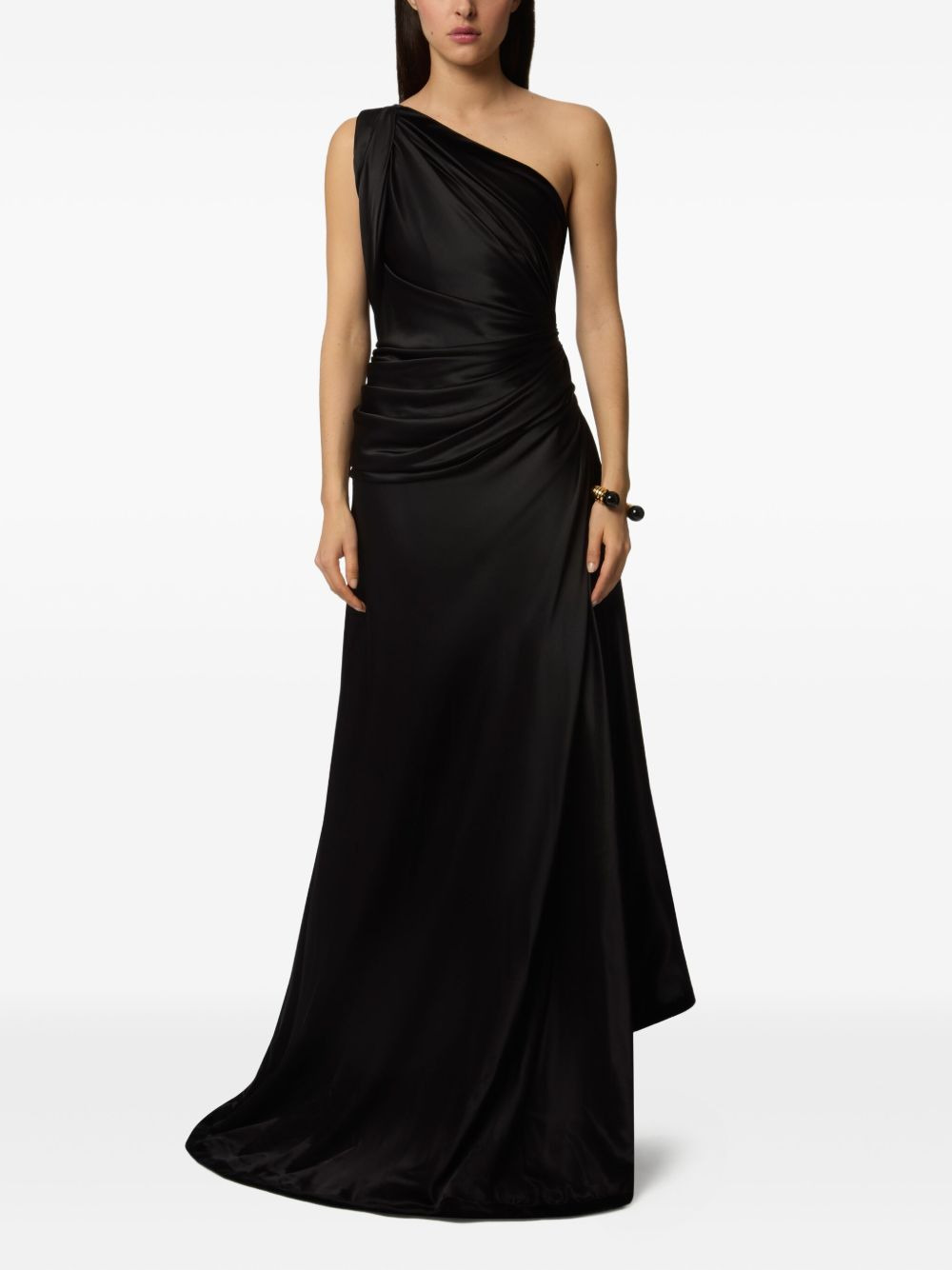 asymmetric maxi dress - 2