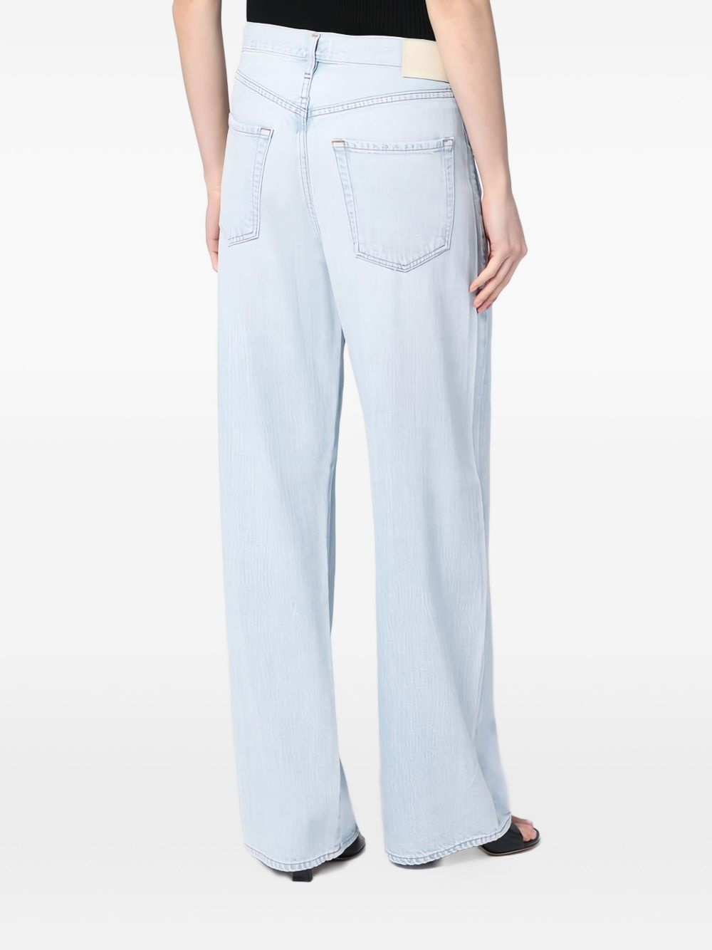 palazzo drawstring jeans - 3