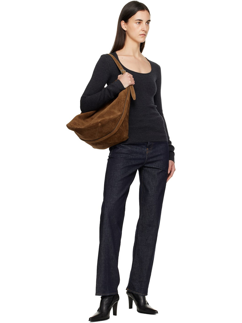 TOTEME Navy Twisted Seam Full Length Jeans outlook