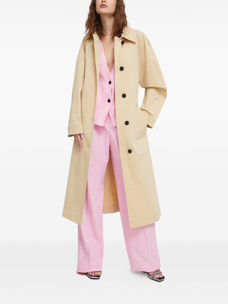 HUGO belted buttonup trench coat outlook