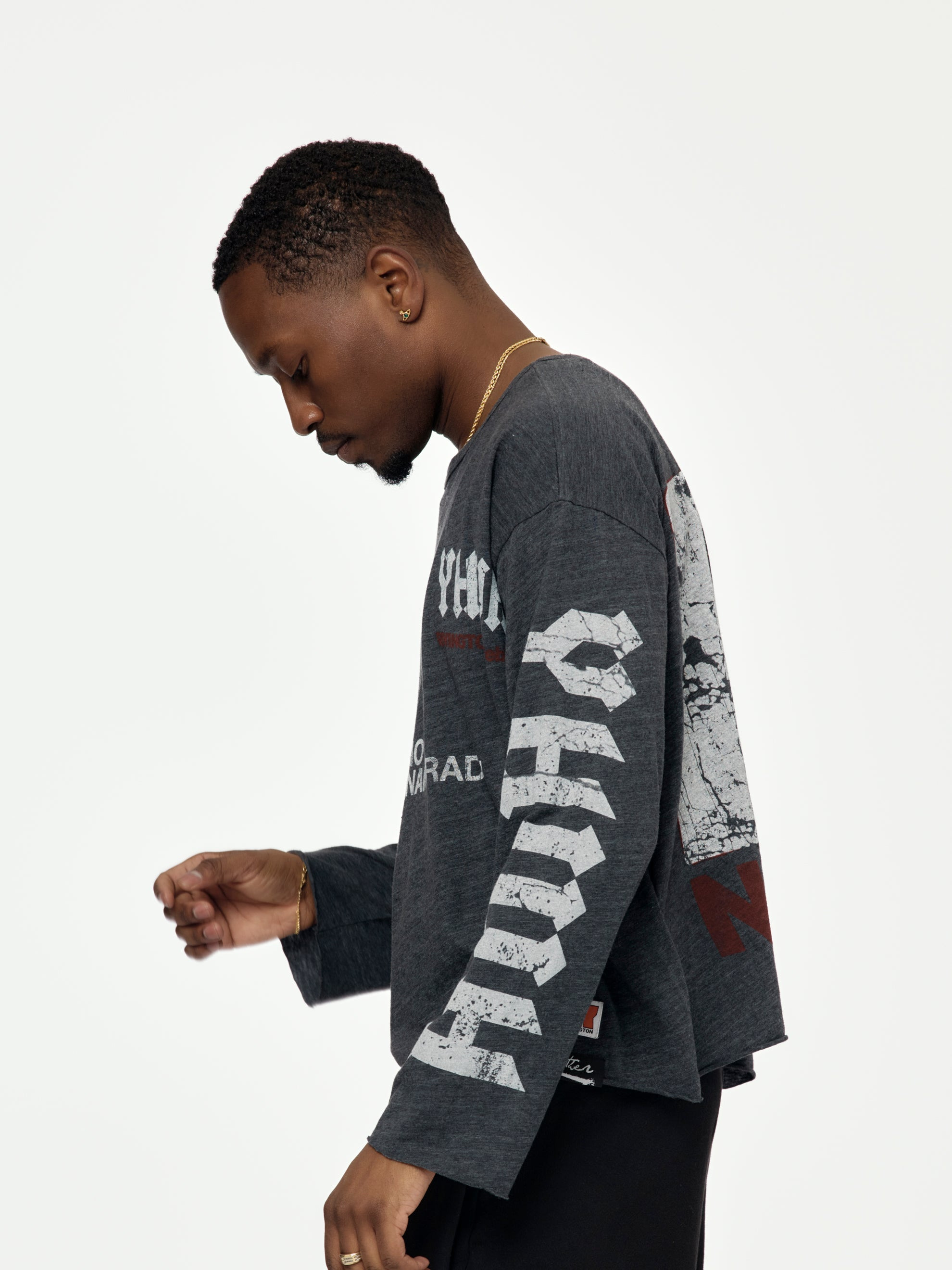 YAHWEY LS TEE (VINTAGE BLACK) - 2