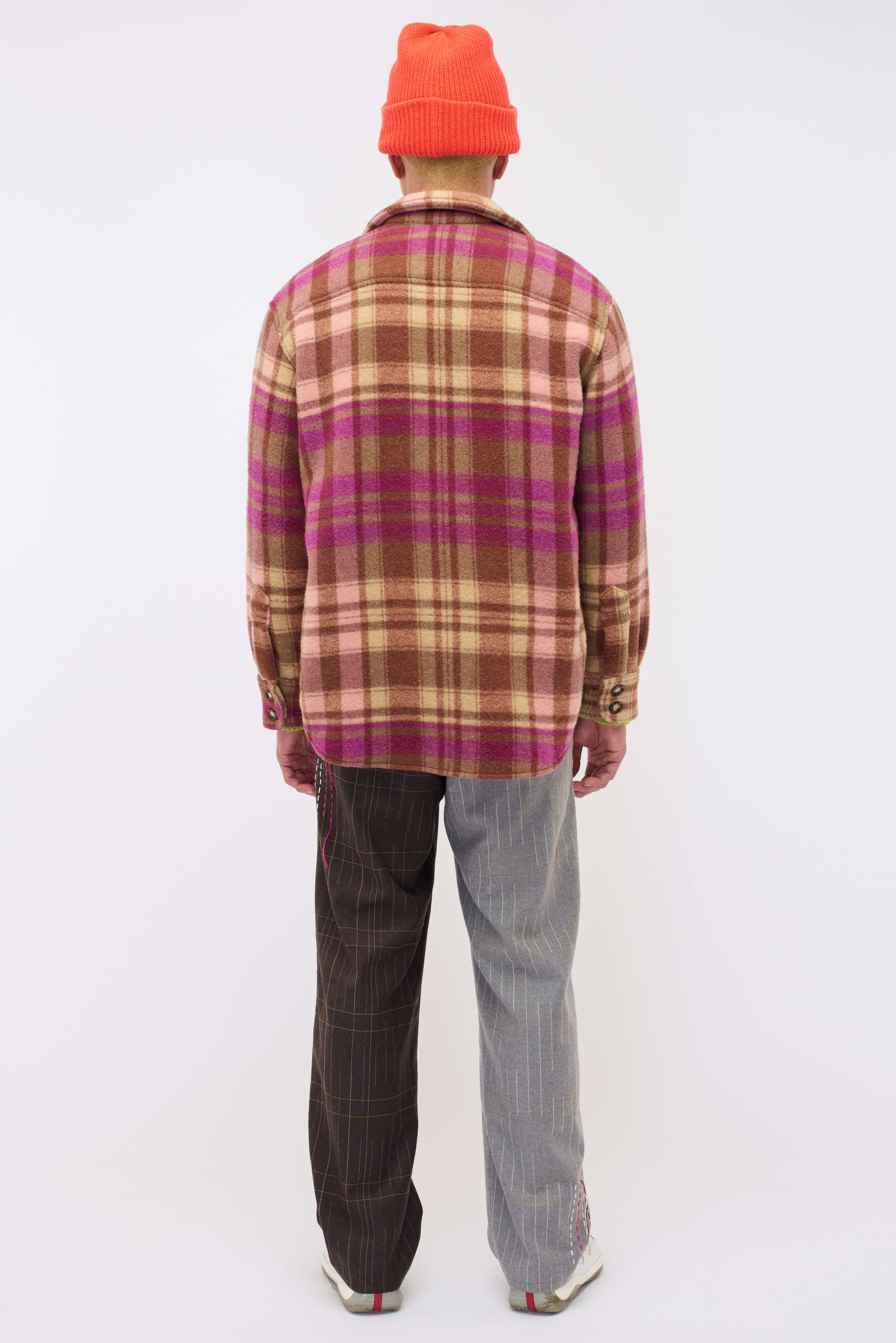 FELT CHECK OVERSHIRT - 5