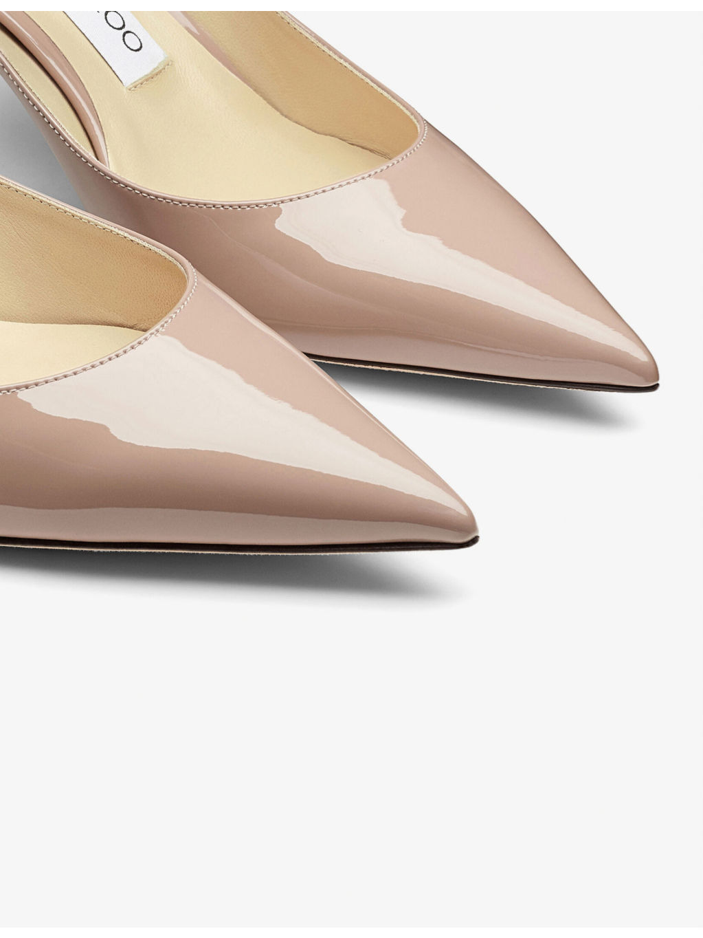 Bing 65 crystal-embellished patent-leather heeled mules - 6