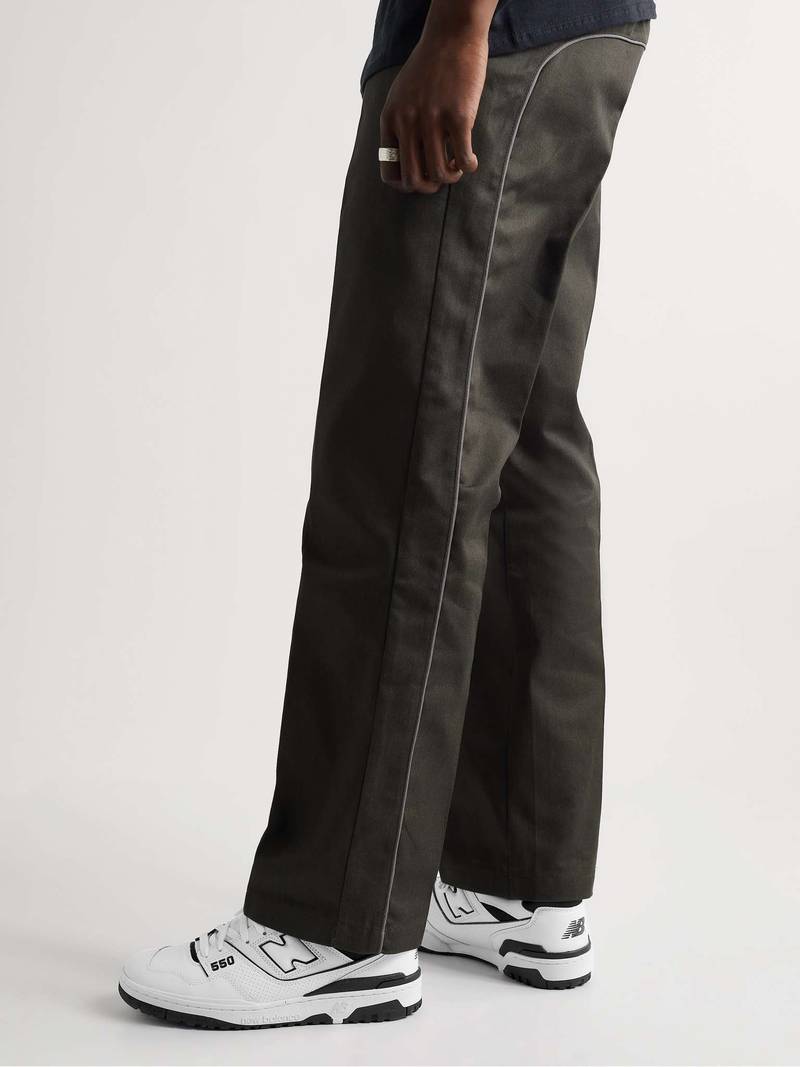 New Balance 550 Mesh-Trimmed Leather Sneakers outlook