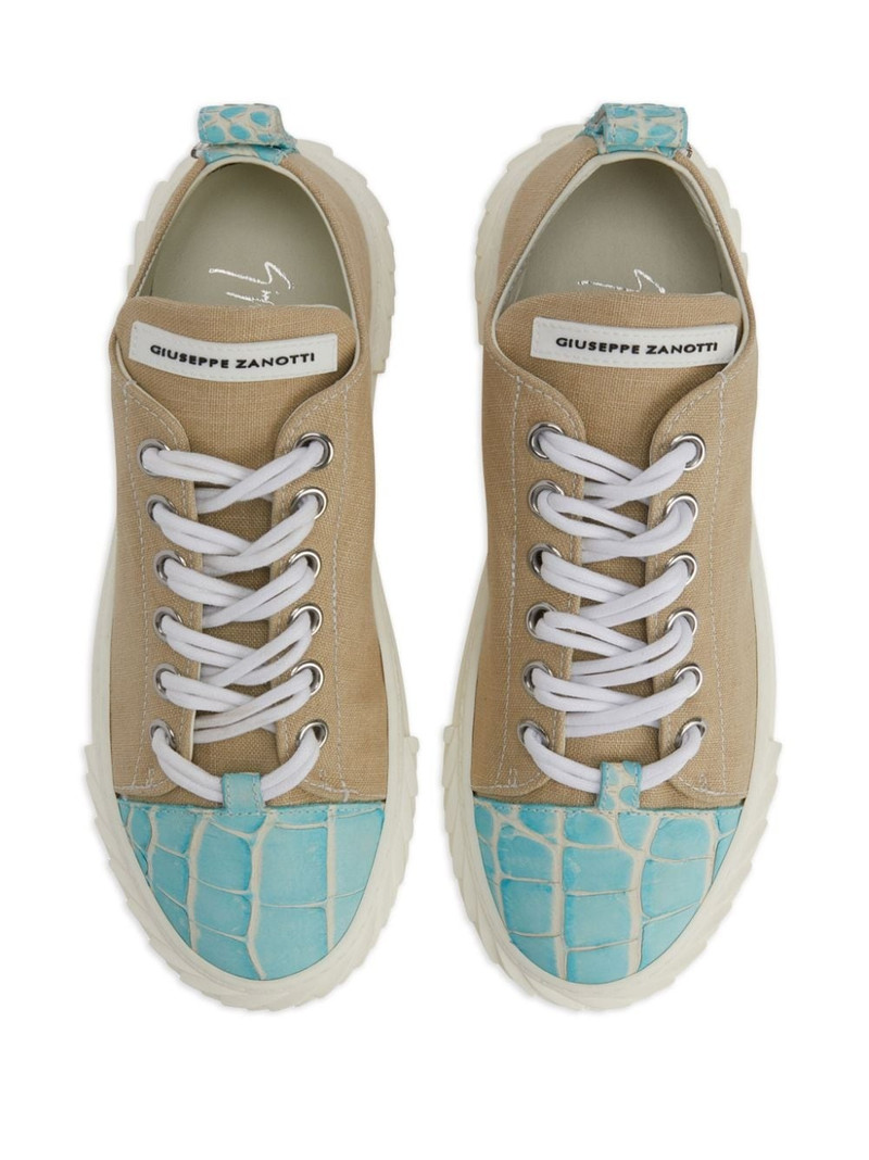 Nicki leather low-top sneakers 4