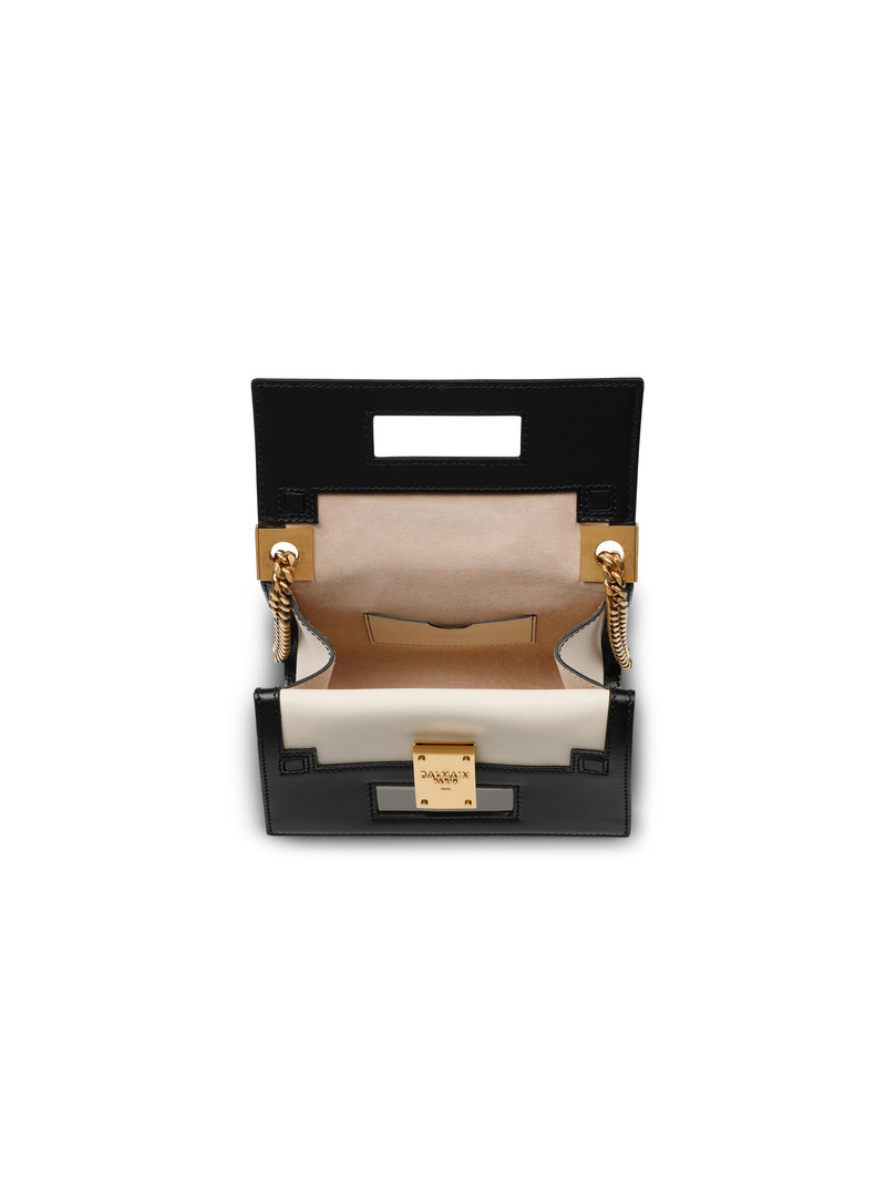 Small-sized black and white leather 1945 Heritage bag 5