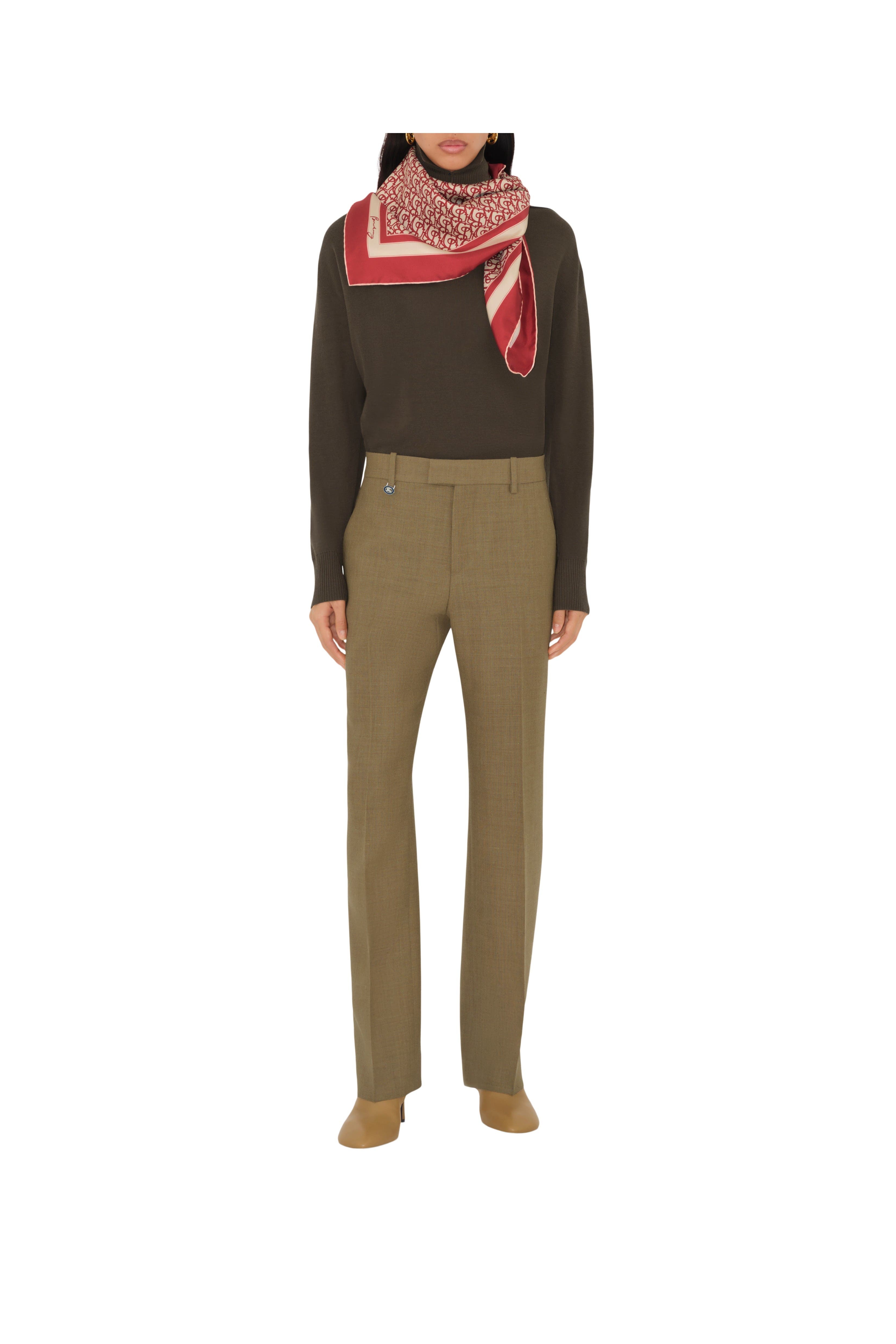 burberry B Charm Silk Scarf in Geranium at Nordstrom - 2