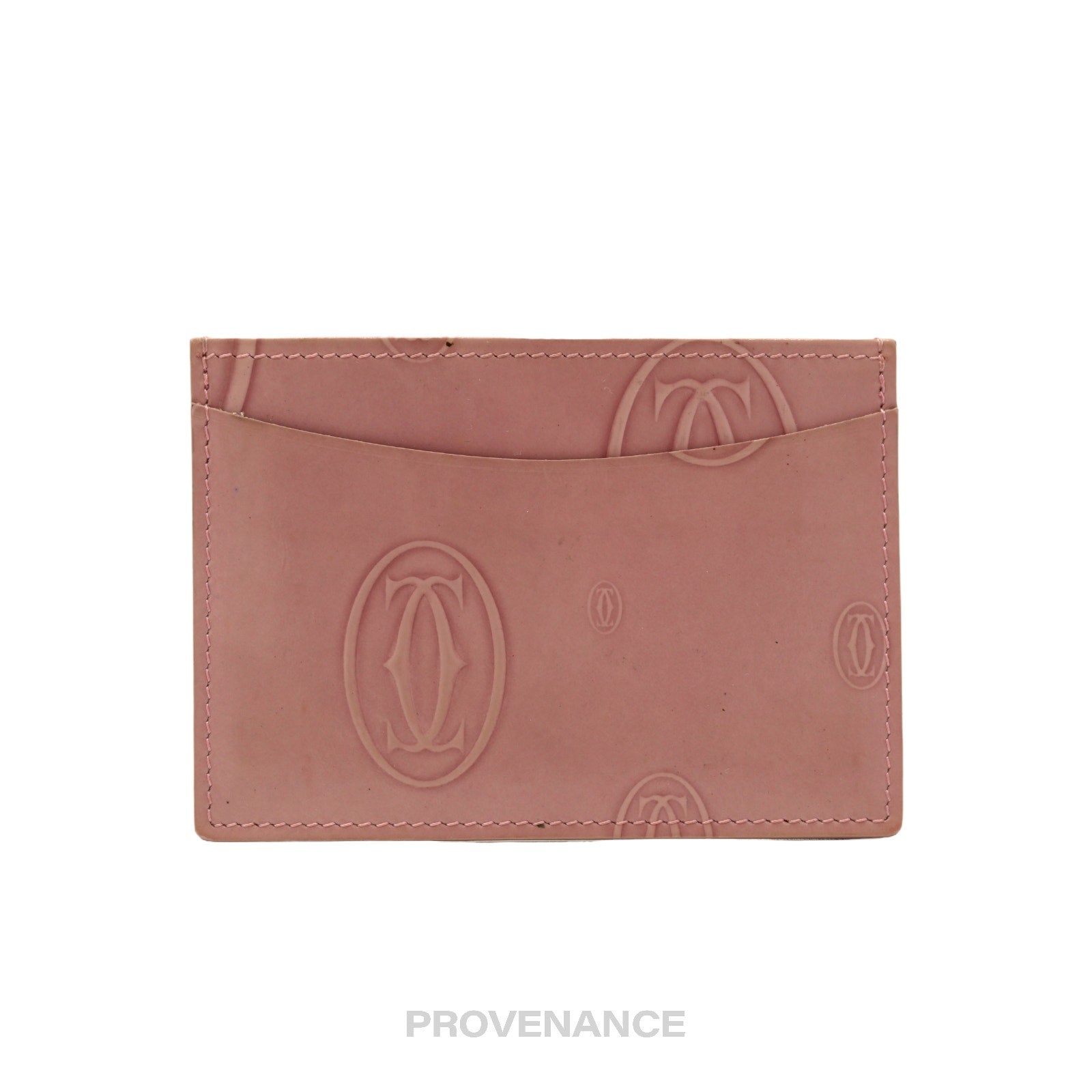 Cartier Happy Birthday Card Wallet - Pink - 2