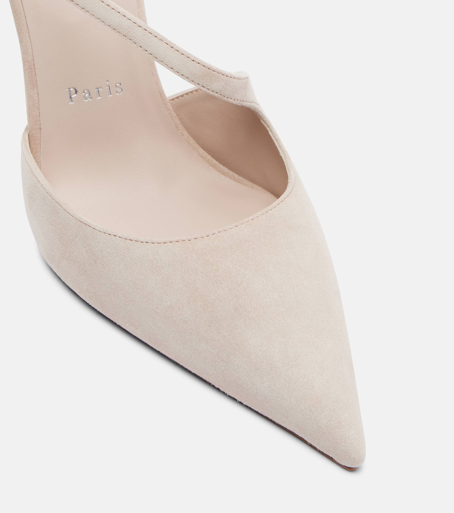 Miss Ziggyta 100 suede pumps - 5