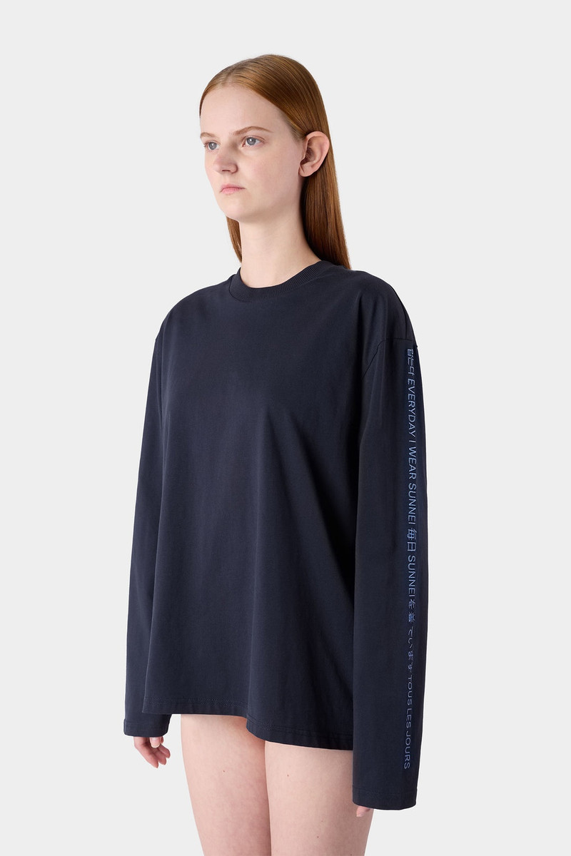 EIWS LONGSLEEVE T-SHIRT / blue SUNNEI 1