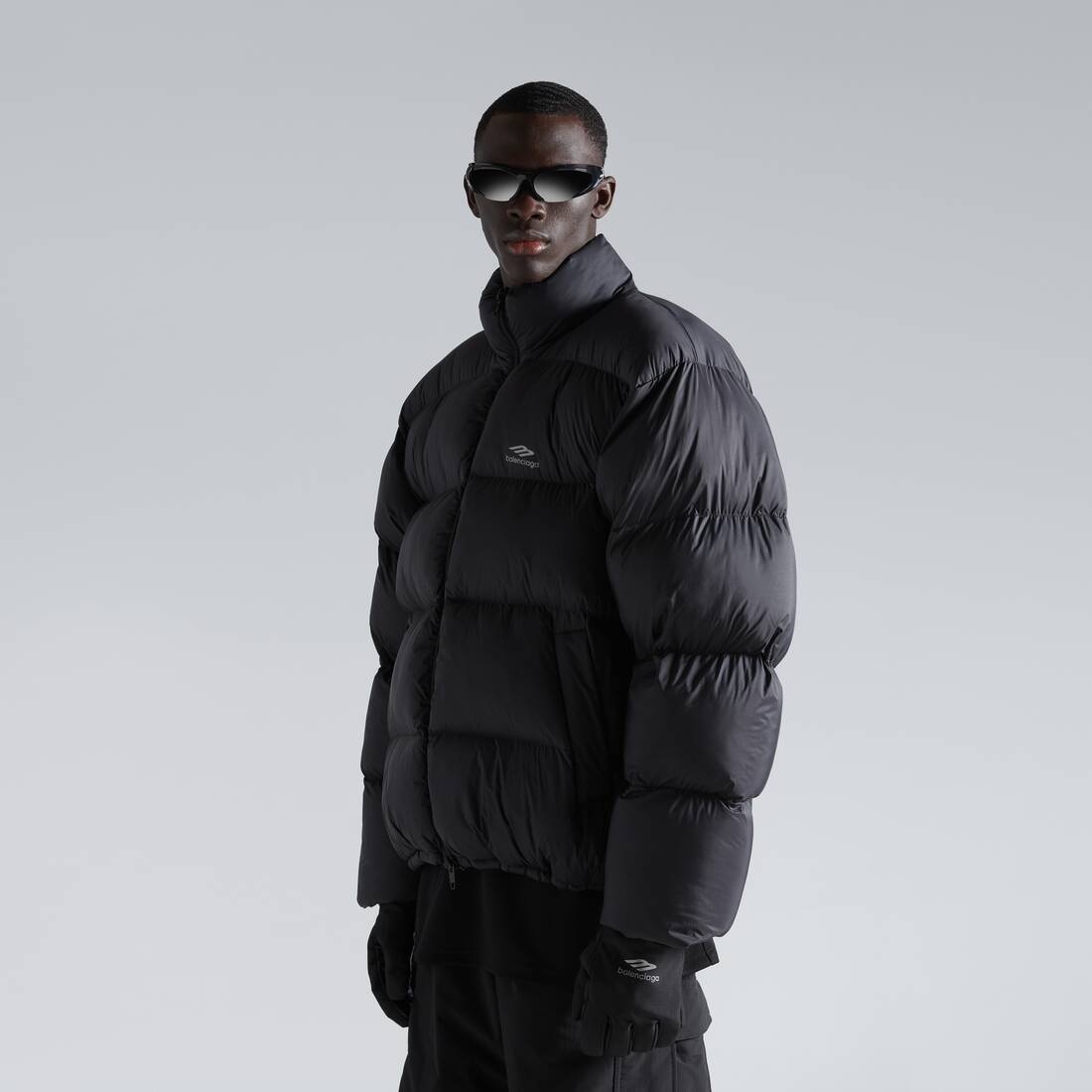 Men's Skiwear - 3b Sports Icon Ski Puffer in Black - 5