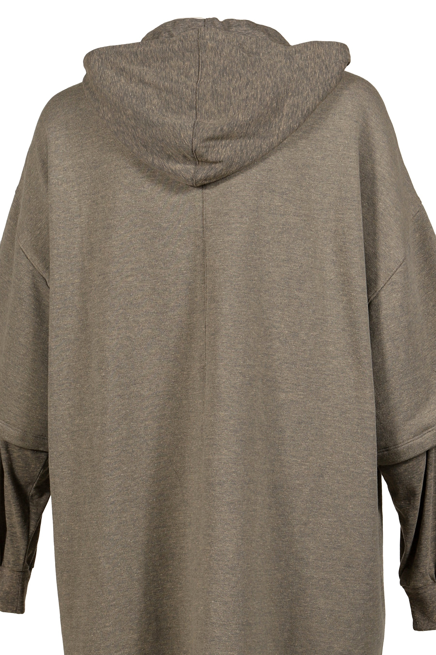 TOMMY HUSTLER HOODIE / MELANGE GRY - 5