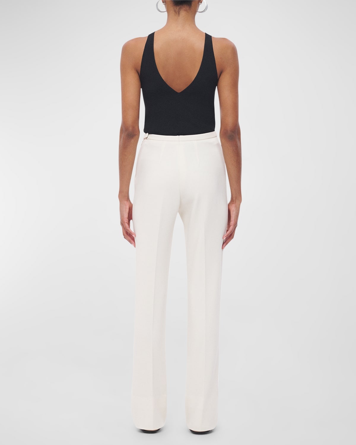 Straight Leg Jersey Pants - 4