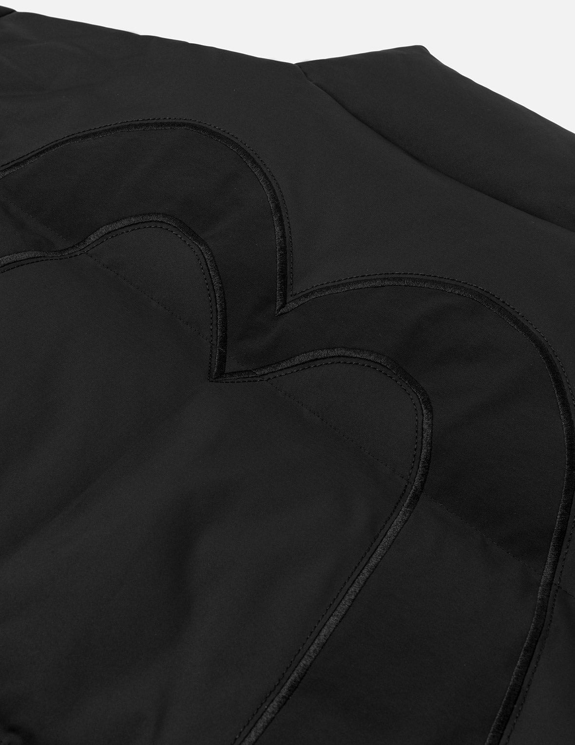 Inserted Daicock Embroidery Regular Fit Down Jacket - 5