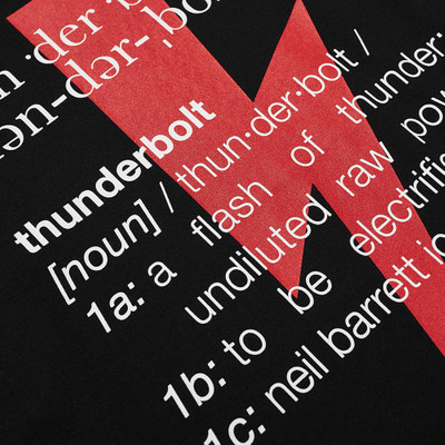 Neil Barrett Neil Barrett Thunderbolt Definition Tee outlook