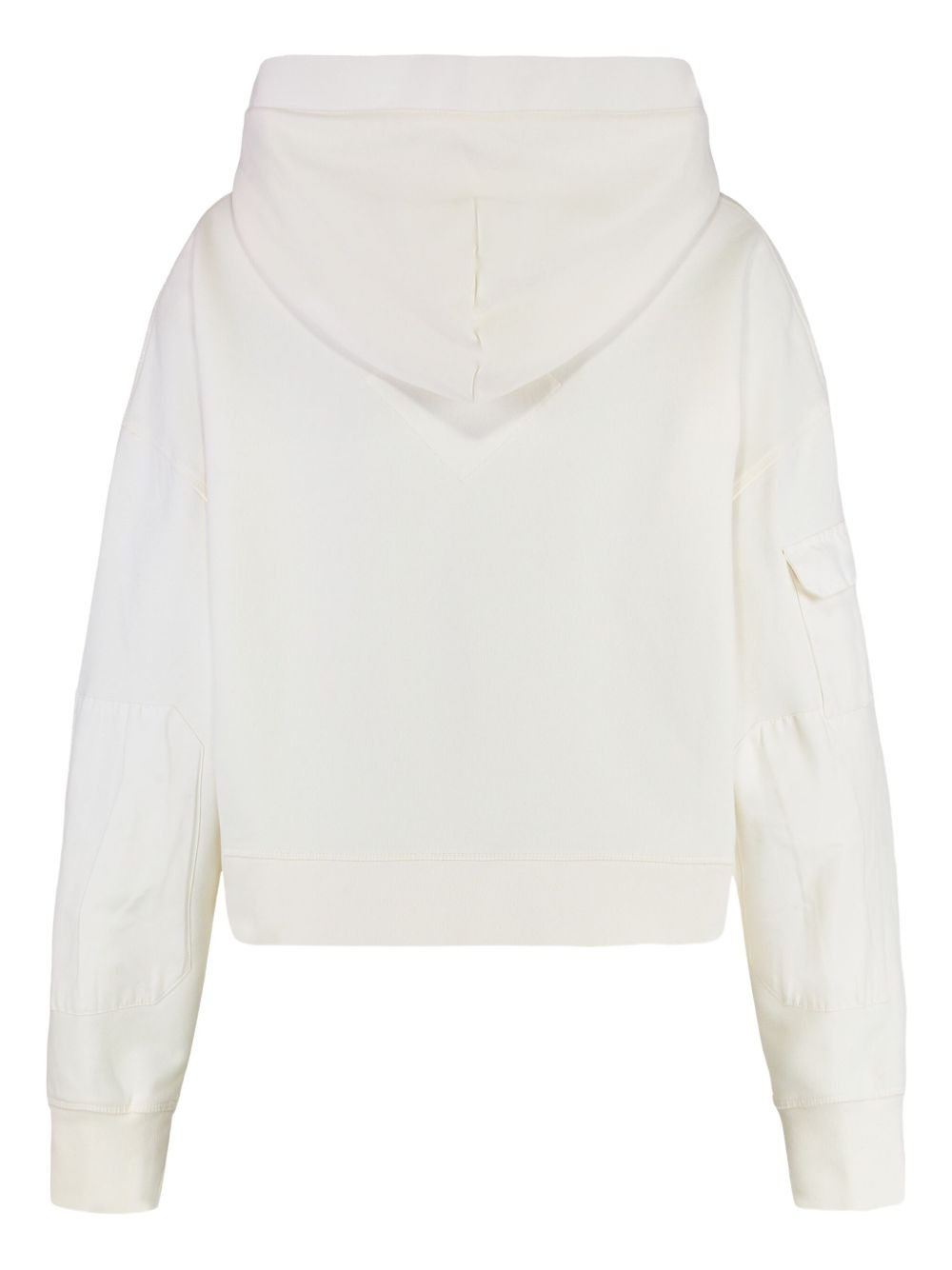 Yates pocket-detail cotton hoodie - 2