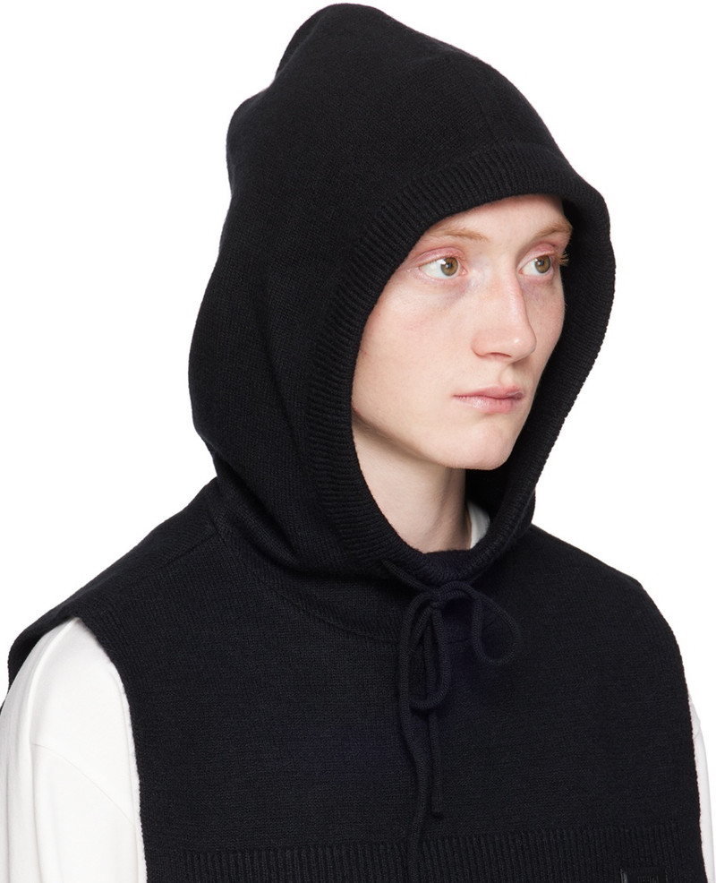 JUUN.J Black Wool Balaclava outlook