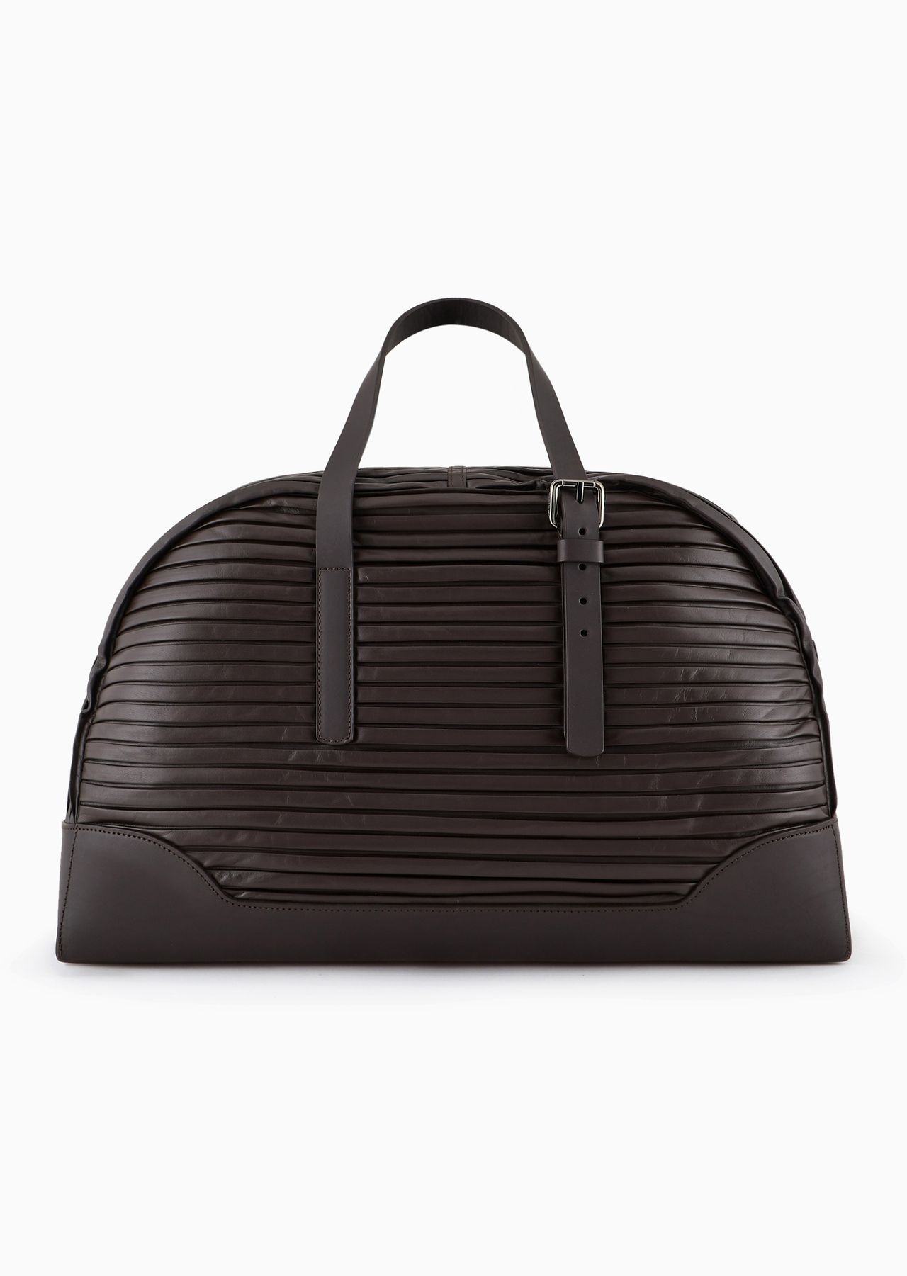 Pleated nappa-leather duffel bag - 1