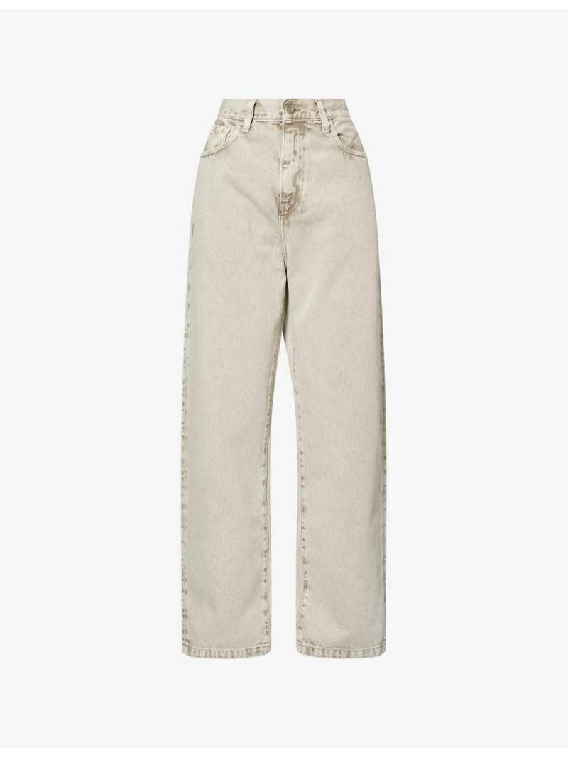 Landon Acid Wash Wide-Leg Relaxed-Fit Denim Jeans 1