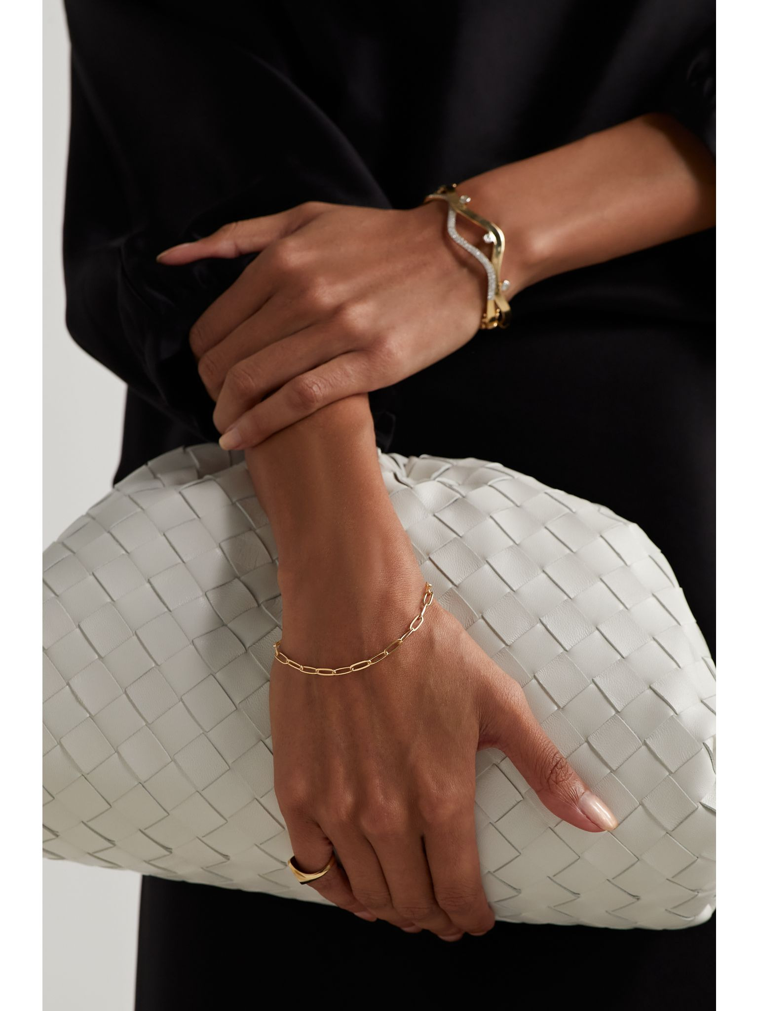 Paperclip Chain 14-karat gold bracelet Gold - 5