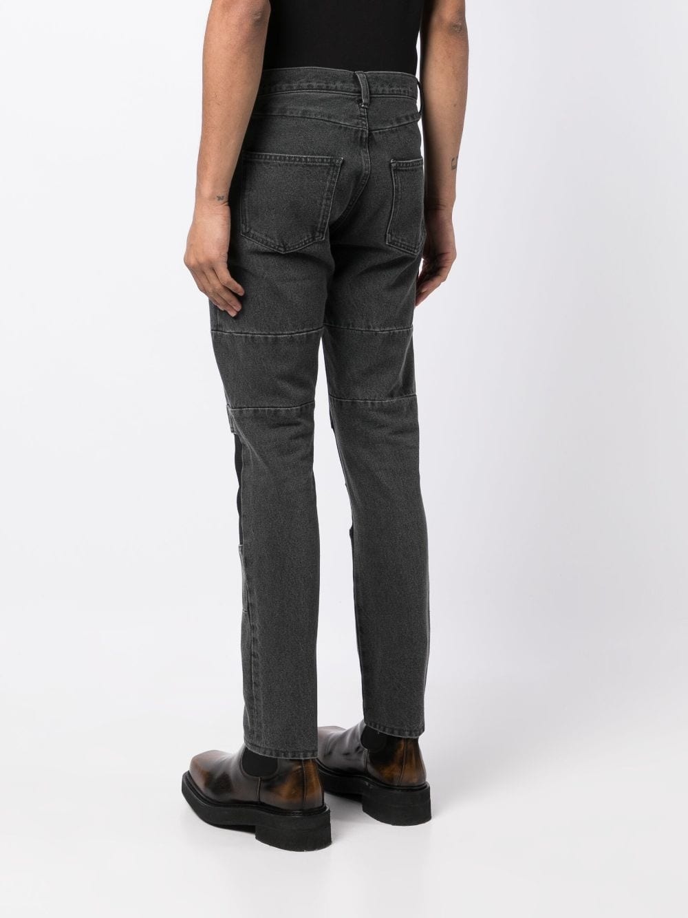 mid-rise slim-cut jeans - 4