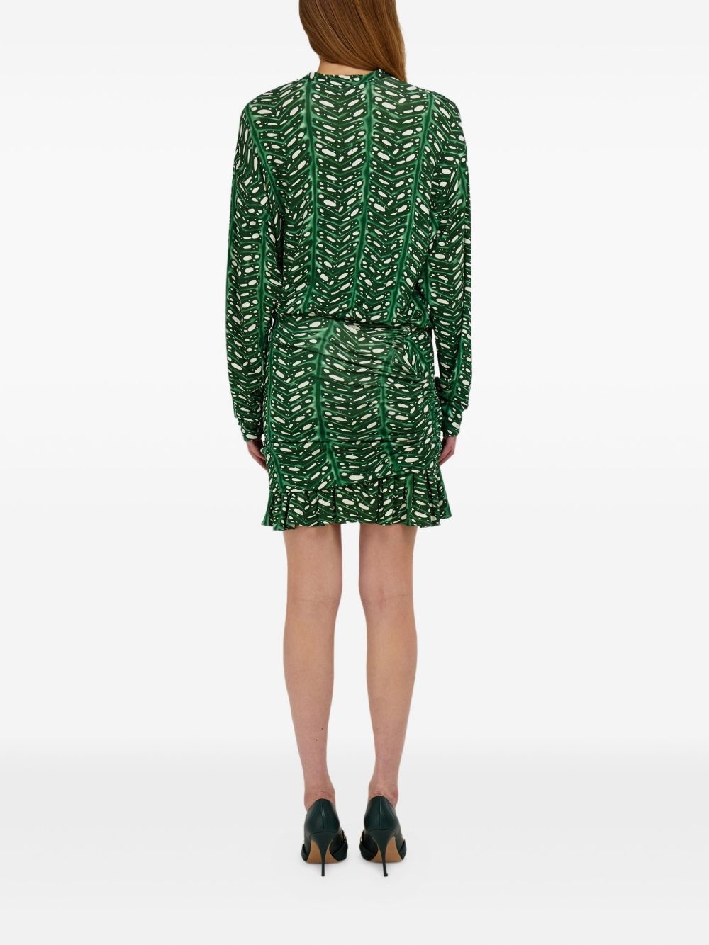 printed mini dress - 3