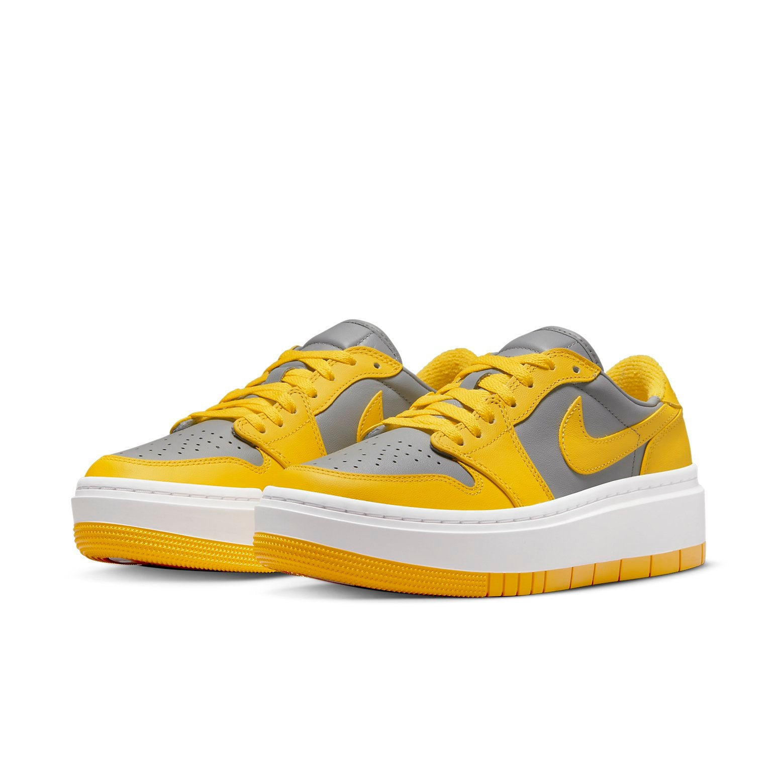 (WMNS) Air Jordan 1 Elevate Low 'Cement Grey Varsity Maize' DH7004-017 - 3