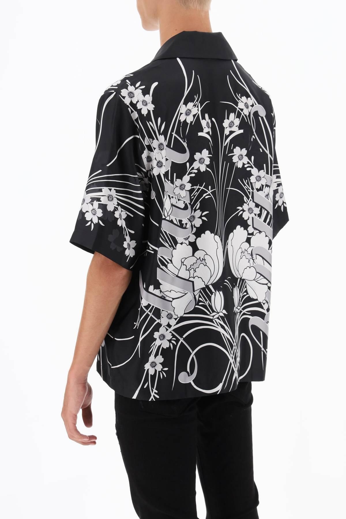 BOWLING SHIRT WITH FLORAL MOTIF - 4