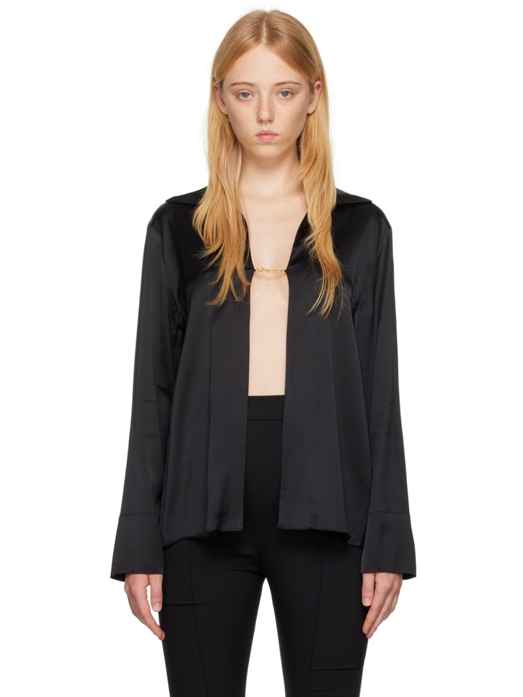 Black Le Papier 'La Chemise Notte' Shirt - 1