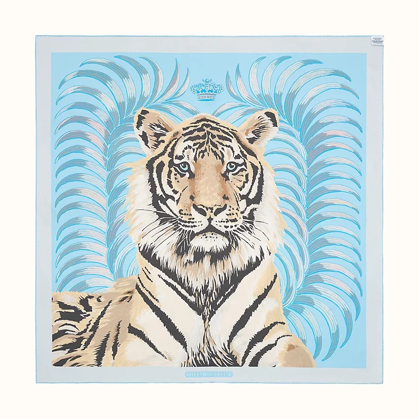 Tigre Royal double face scarf 90 - 4