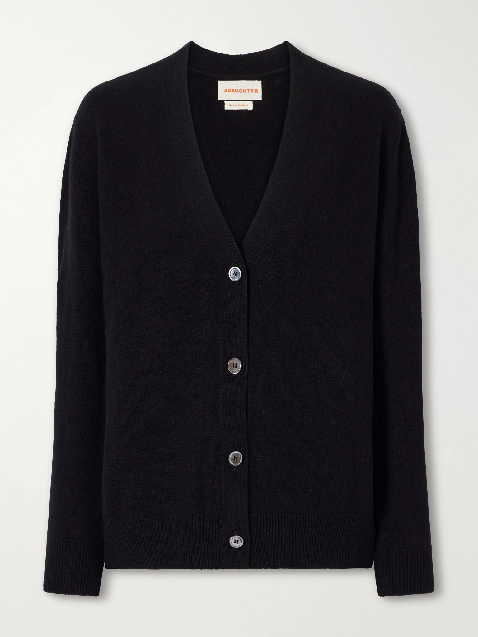Ava wool cardigan Black - 1