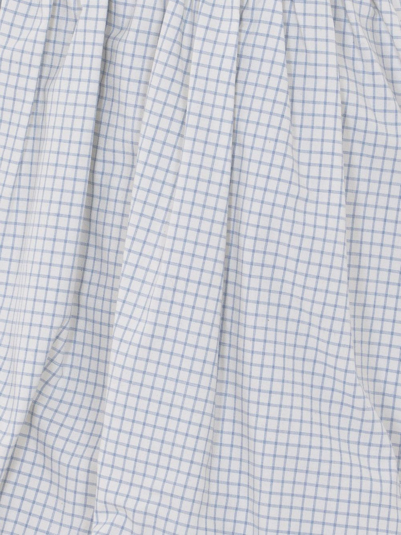elasticated-waistband checked mini skirt 3