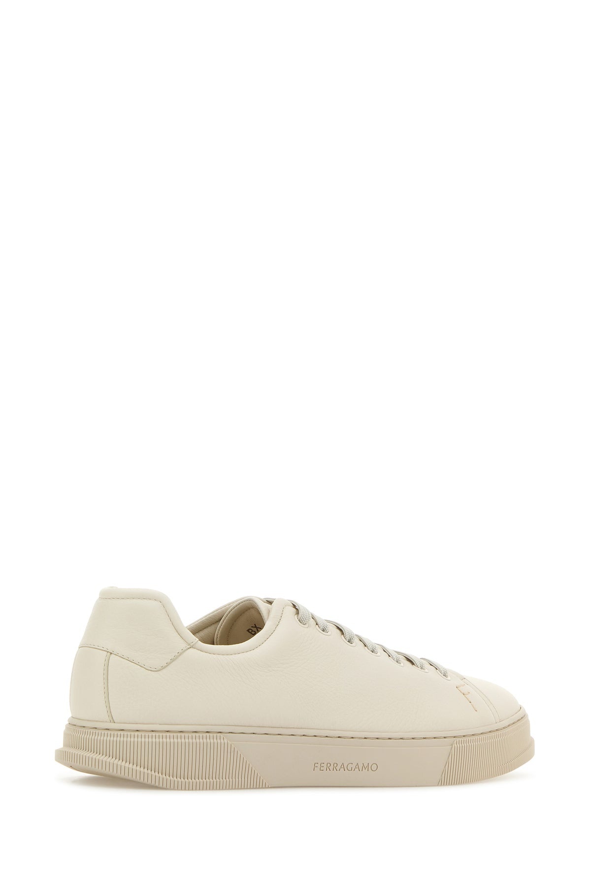 Ivory leather sneakers - 3