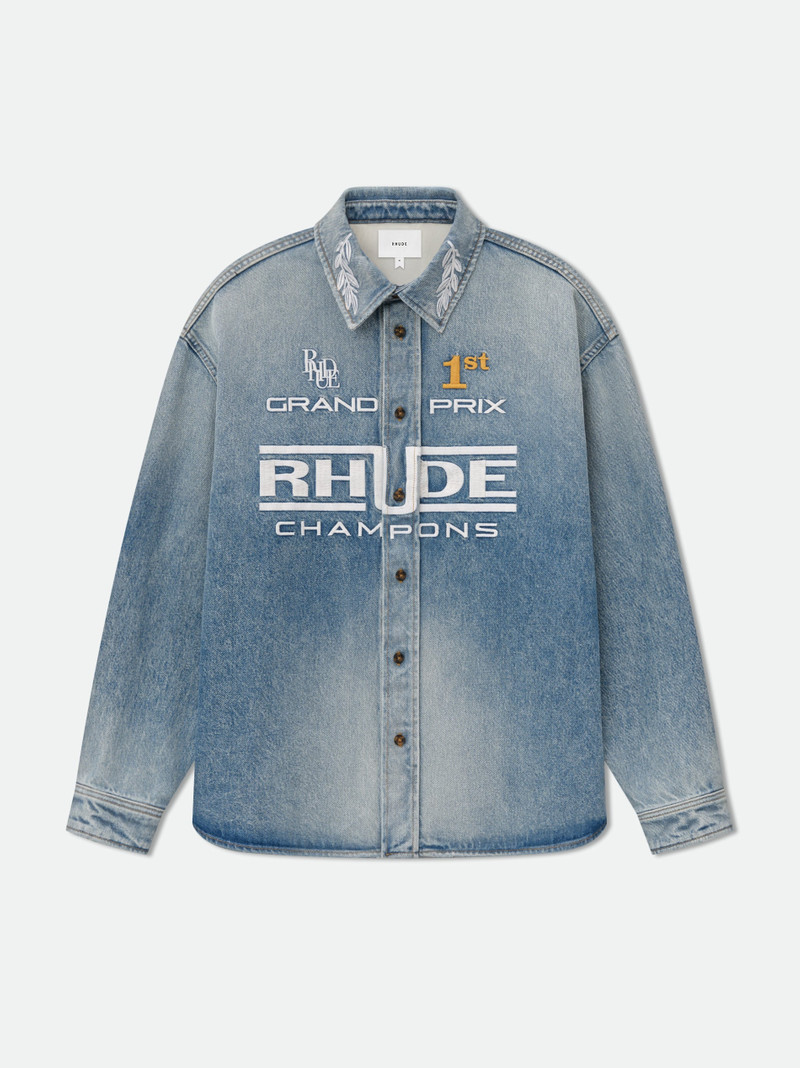 TIRE DENIM OVERSHIRT 1