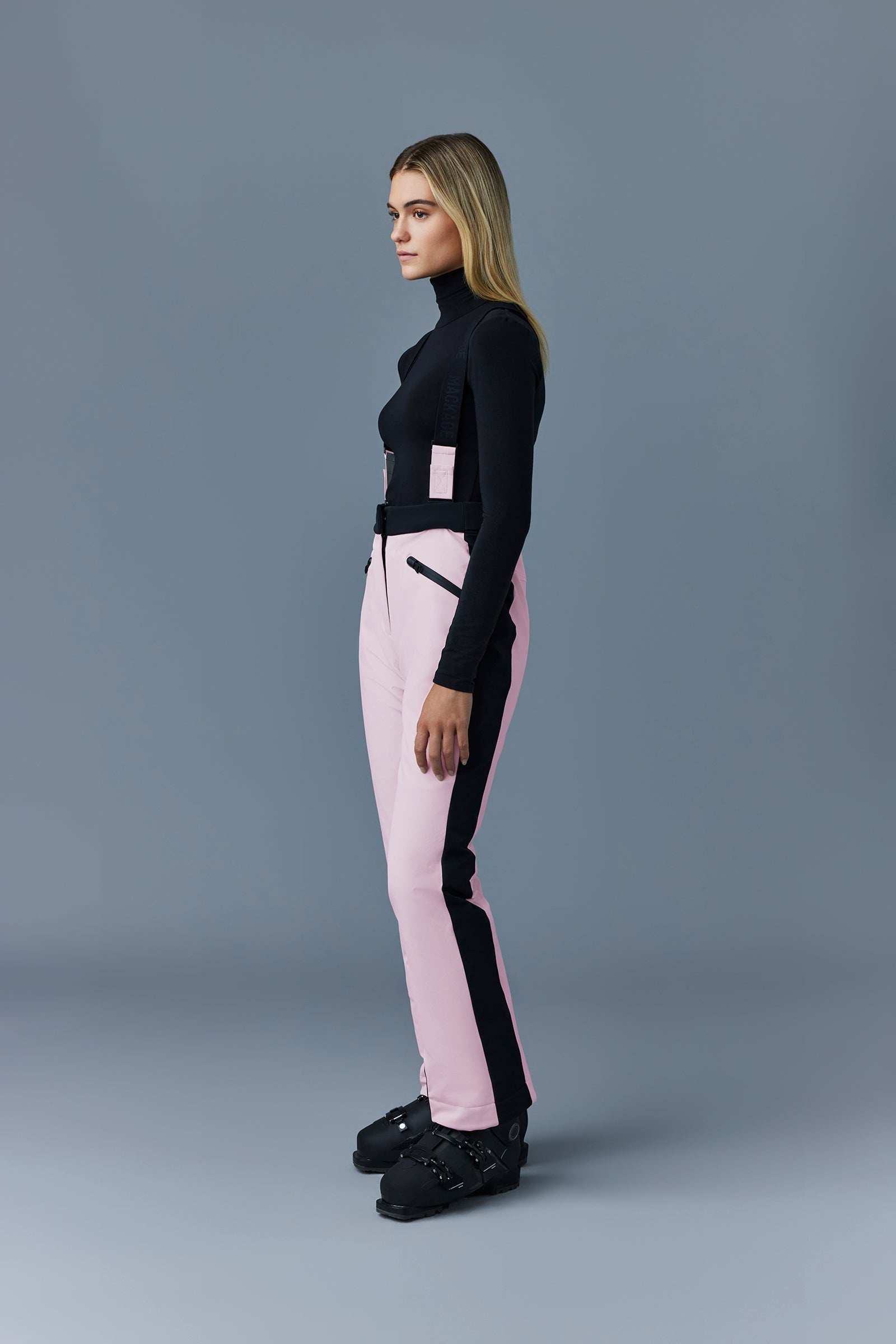 NYOMI ski pant with removable suspenders - 3