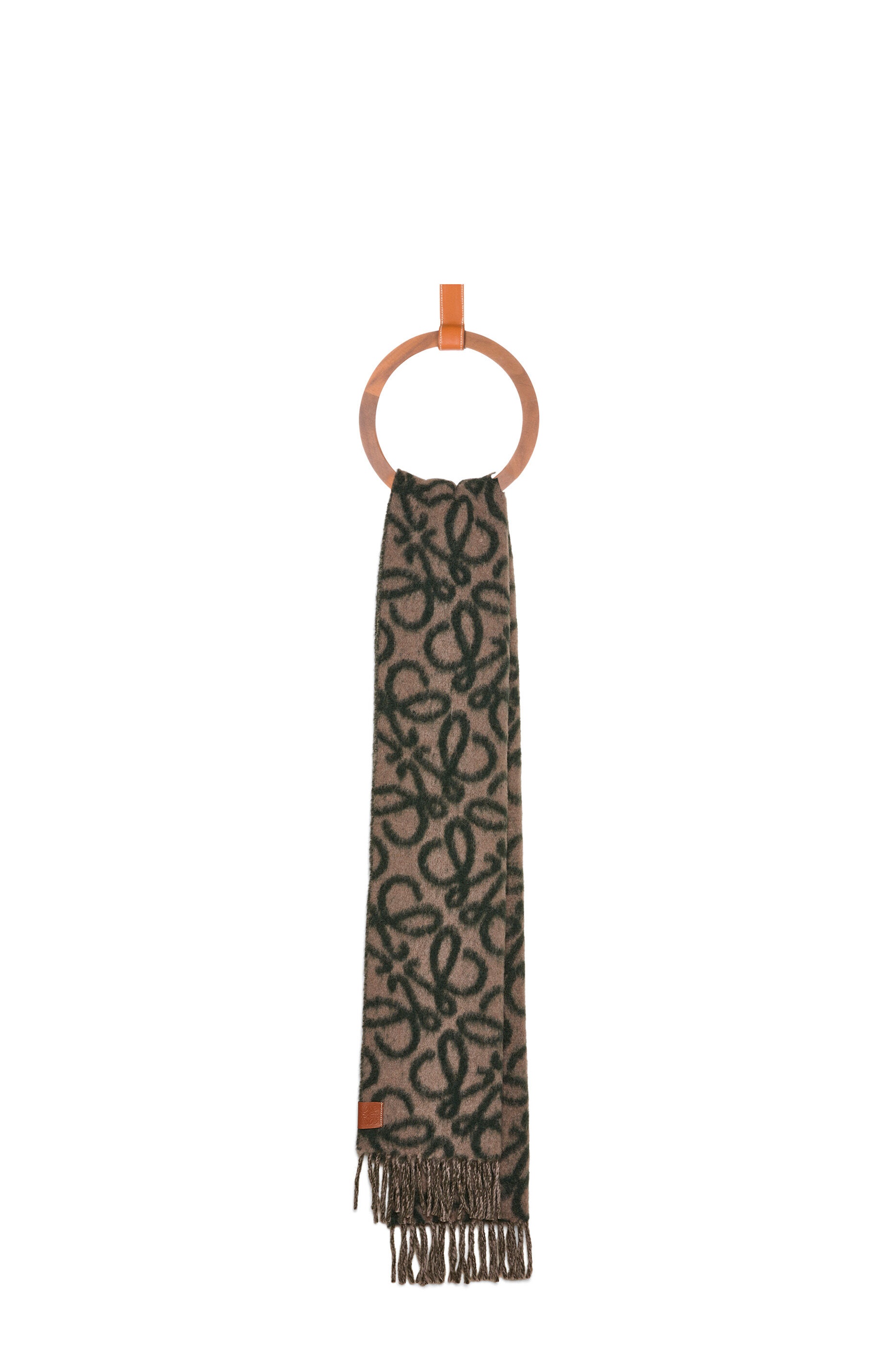 Anagram scarf in alpaca and wool - 2