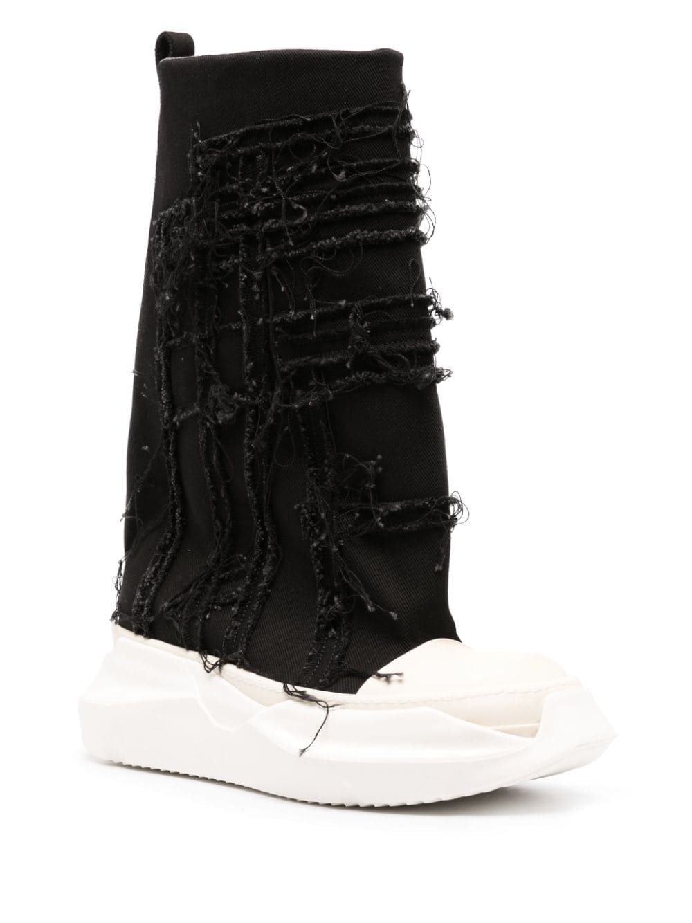 Rick Owens DRKSHDW distressed-effect lace-up high-top Sneakers - Farfetch