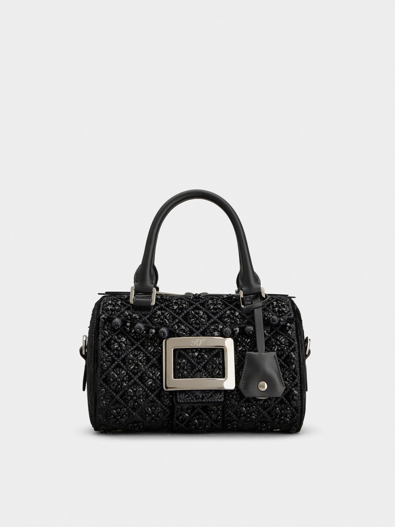 Belle Vivier Bag in velvet 1