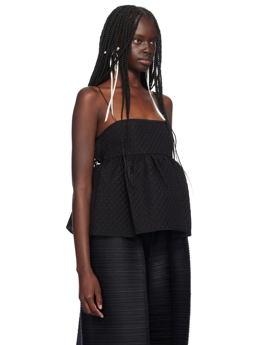 CECILIE BAHNSEN Black Selena Camisole | REVERSIBLE