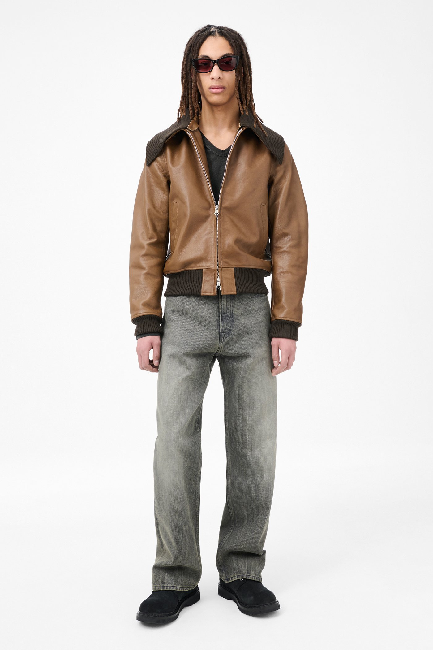 Pharos Bomber Smoky Quartz Goat Skin - 2