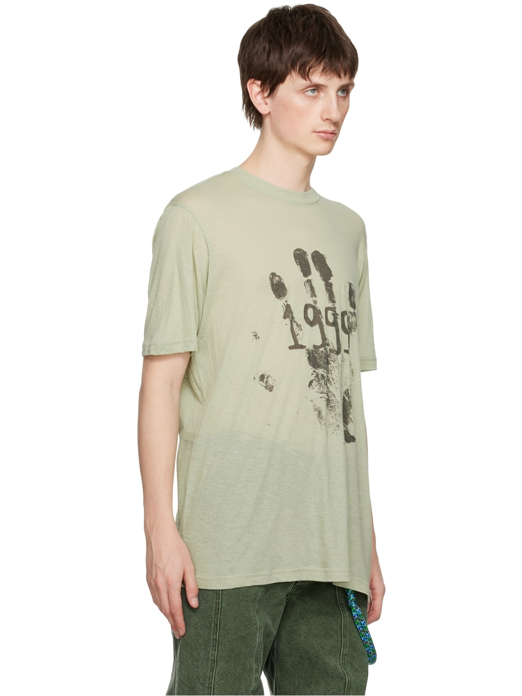 Green 1999 Hand T-Shirt - 2