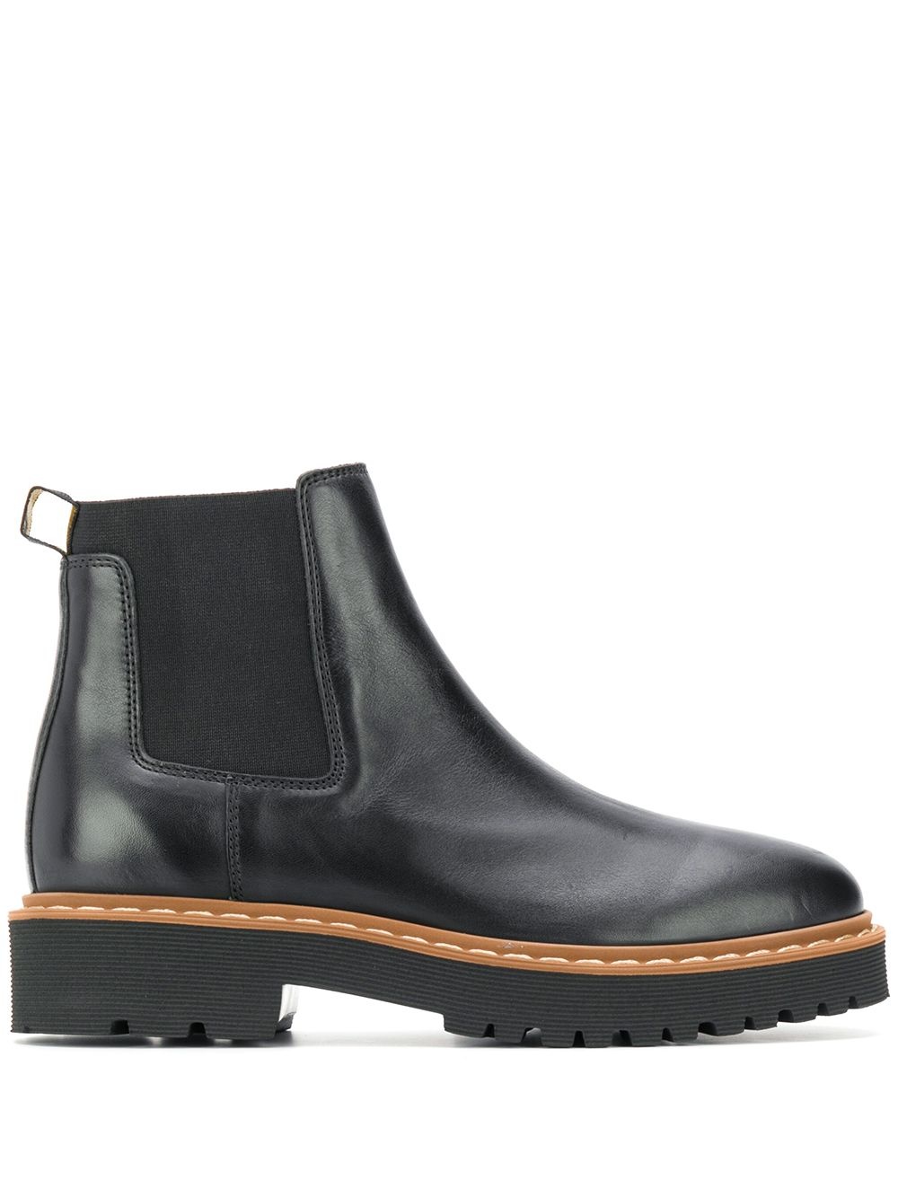 leather ankle boots - 1