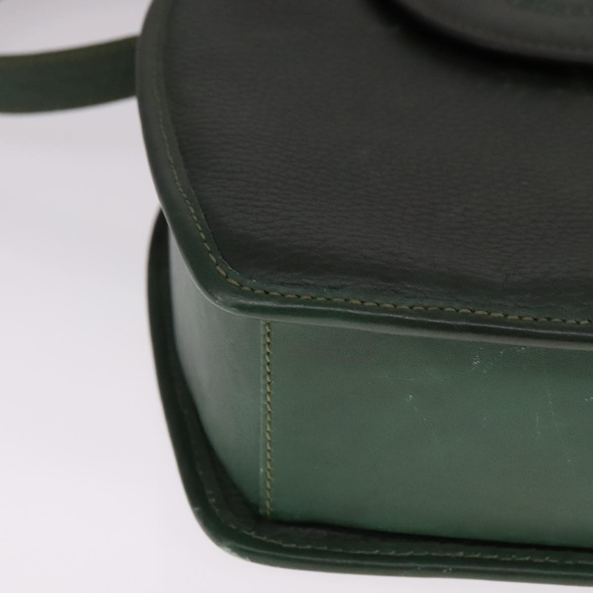 Burberry Shoulder Bag Leather Green - 10