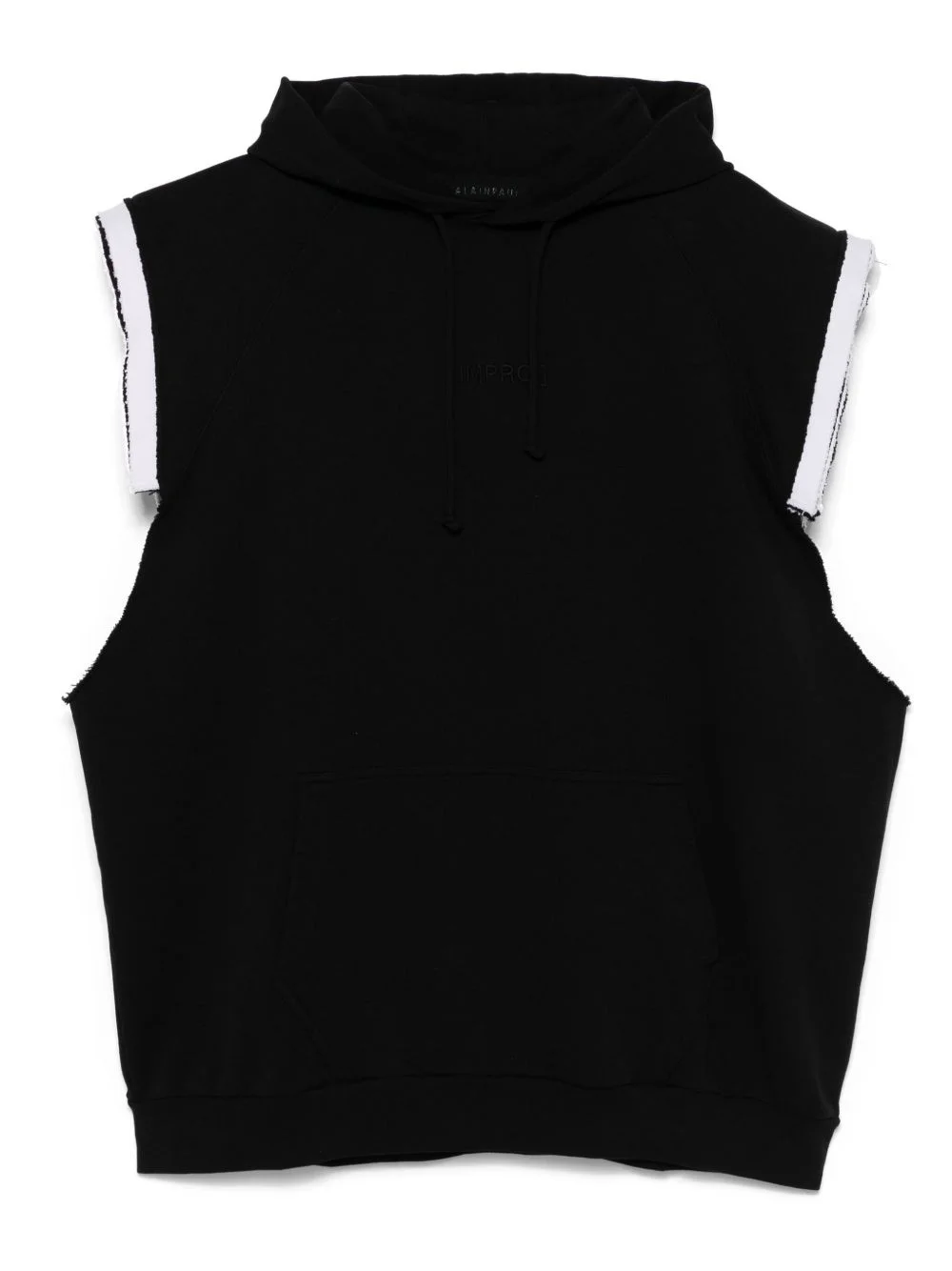 layered shoulder hoodie - 1