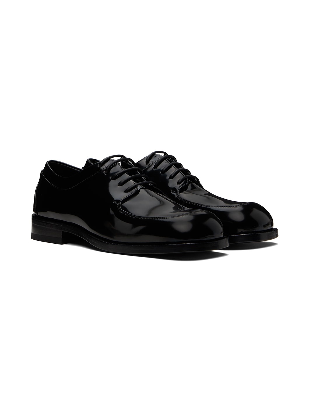 Black Patent Derbys - 4