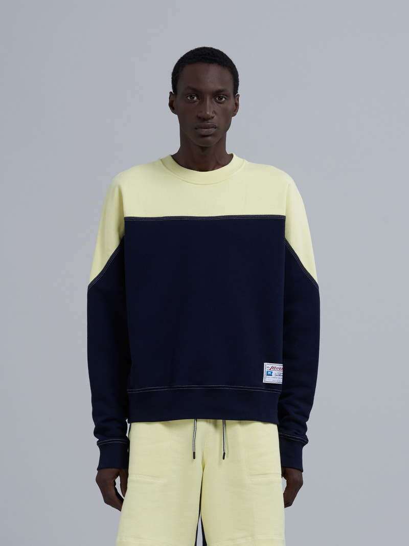 Marni COLOURBLOCK LOOPBACK JERSEY SWEATSHIRT outlook