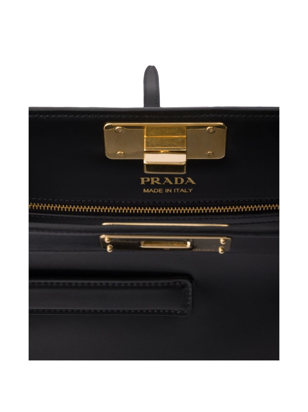 medium leather tote bag - 4