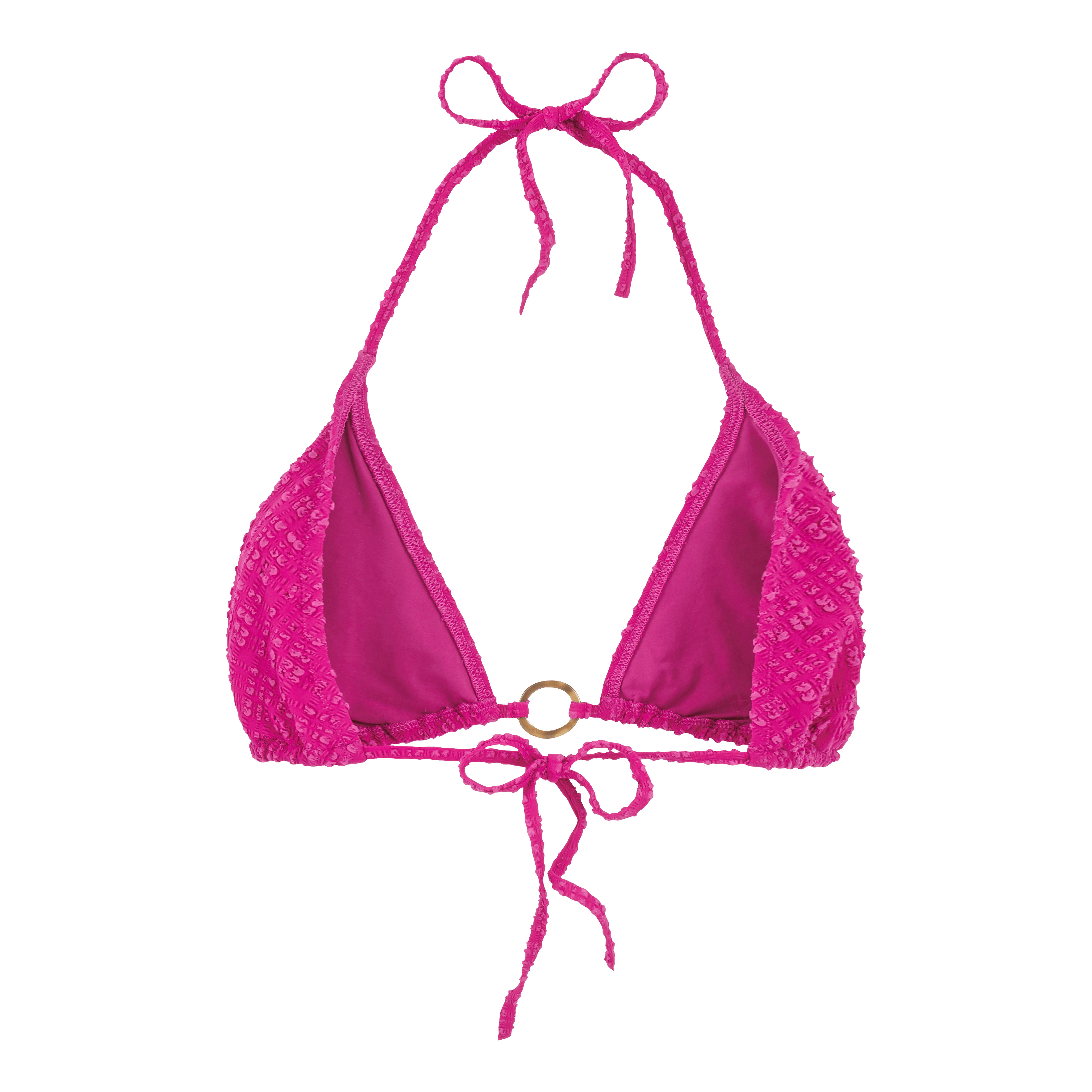 Women Triangle Bikini Top Plumetis - 2